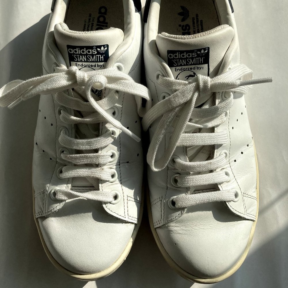 Adidas Stan Smith Sneakers - White/Navy